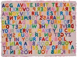 Mel Bochner, Aggravate, 2003, monoprint with engraving and embossment on paper