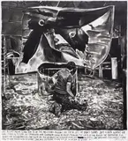 Rinus Van de Velde, All right! Might I ask you to do the necessary packing?, 2016, charcoal on paper