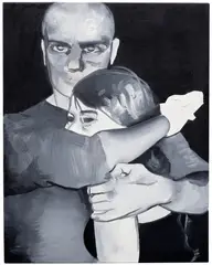 Wilhelm Sasnal, Untitled (Paulina & Patrick), 2007, oil on canvas