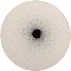 Latifa Echakhch, Tambour 9, 2013, Indian ink on canvas