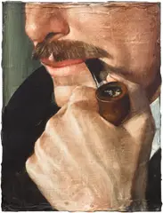 Joseph Yaeger, Tyranny of the rational, 2023, watercolour on gessoed linen
