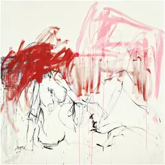 Tracey Emin, An Insane desire For you, 2019, acrylic on canvas