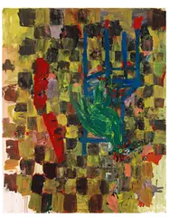 Georg Baselitz, Die Wildnis im Zimmer, 1989, oil on canvas