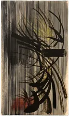 Hans Hartung, T1955-38, 1955, oil on canvas