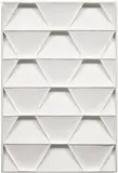 Jan Schoonhoven, R69-23, 1969, Latex paint, papier-­maché and cardboard on panel