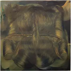Issy Wood, Hair, 2017, oil on canvas