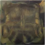 Issy Wood, Hair, 2017, oil on canvas