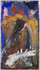 Anselm Kiefer, Urd, Werdandi, Skuld, 1979, oil, shellac, sand and pigment on canvas