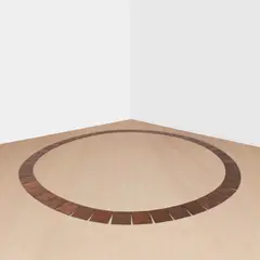 Carl Andre, Venus Rim, 1978, copper, 52 unit circle