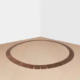 Carl Andre, Venus Rim, 1978, copper, 52 unit circle