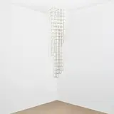 Sol LeWitt, Inverted Spiralling Tower, 1989, paint and wood