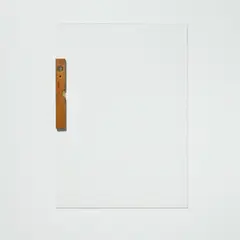 Giovanni Anselmo, Verticale, 1966, wooden level and Plexiglas