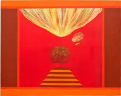Jagdish Swaminathan, Untitled, 1980, oil on canvas