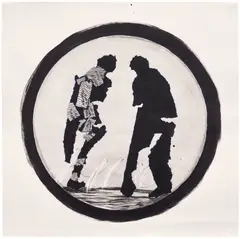 William Kentridge, Drawing for Algiers, 2003, pastel and gouache on paper
