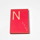 Nerve by Ed Ruscha, 1992, bleach on book cover, offered Mar 2026