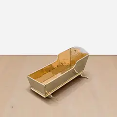 Large Cradle by Sherrie Levine, 2009, bronze, sold Mar 2026