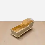 Sherrie Levine, Large Cradle, 2009, bronze