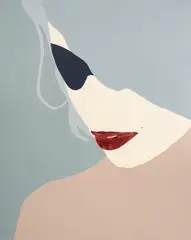 Gary Hume, Dame, 1997, enamel on panel