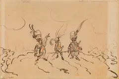 James Ensor, Les Lévitiques s'avoueront prisonniers, 1890, ink, pen and graphite on paper
