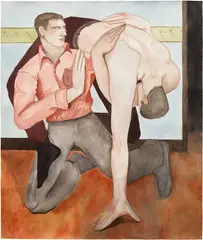 William Brickel, A Heavy Feeling, 2022, watercolour on paper