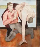 William Brickel, A Heavy Feeling, 2022, watercolour on paper