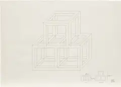 Sol LeWitt, Untitled, 1970, ink on paper