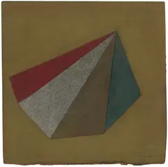 Sol LeWitt, Pyramid, 1986, watercolour and pencil on paper