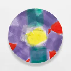 Lynda Benglis, Elephant Butte, 1993-1994, purified pigmented beeswax and dammar resin on canvas