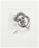 Lucian Freud, Bella (second version), 1982, etching on wove paper