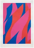 Bridget Riley, Large Fragment 2, 2009, screenprint on paper