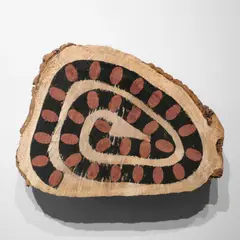 Richard Long, Untitled, 2006, paint and pigment on wood