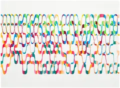 Jacqueline Poncelet, Straight (08), 2009, watercolour on paper