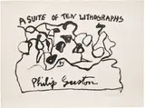 Philip Guston, A Suite of Ten Lithographs: No. 1, 1966, lithograph on paper