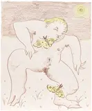 Georg Wilson, Mothe Teaser, 2022, coloured pencil on paper