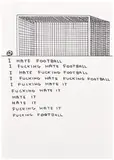 David Shrigley, I hate football