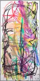 Aaron Garber-Maikovska, Untitled, 2017, ink and chalk pastel on archival gator board, in artist's frame