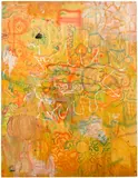 Michael Williams, Mindful Birth of Manhattan, 2011, oil, airbrush and paper collage on canvas