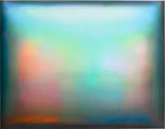 Gioele Amaro, TVMonet, 2021, ink and varnish on canvas
