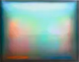 Gioele Amaro, TVMonet, 2021, ink and varnish on canvas