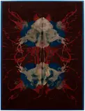 Mai-Thu Perret, Untitled, 2013, acrylic on carpet laid down on board