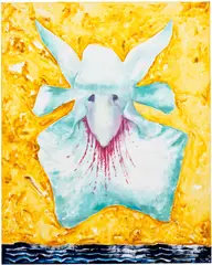 Werner Büttner, Die Tränen des Xerxes [The Tears of Xerxes], 2016, oil on canvas