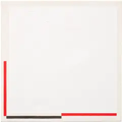César Paternosto, Desplazamientos V, 2004, oil on canvas