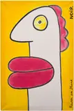 Thierry Noir, Rainer am Strand, 1993, acrylic on canvas