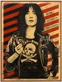 Shepard Fairey, Eat the Rich, 2012, HPM screenprint on panel, in artist's frame