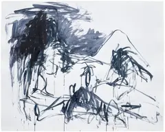 Tracey Emin, I hated you - I hated you- I hated you, 2019, acrylic on paper