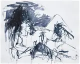 Tracey Emin, I hated you - I hated you- I hated you, 2019, acrylic on paper