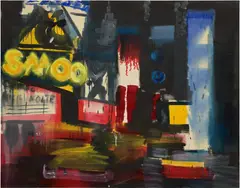 Rainer Fetting, Times Square, 1992, oil on canvas