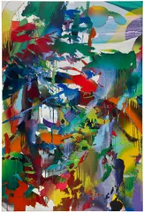 Katharina Grosse, O.T., 2013, acrylic on canvas