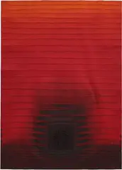 Sohan Qadri, Agni VI, 2008, ink and dye on paper