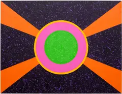 Hsiao Chin, Inner Light, 1966, acrylic on canvas